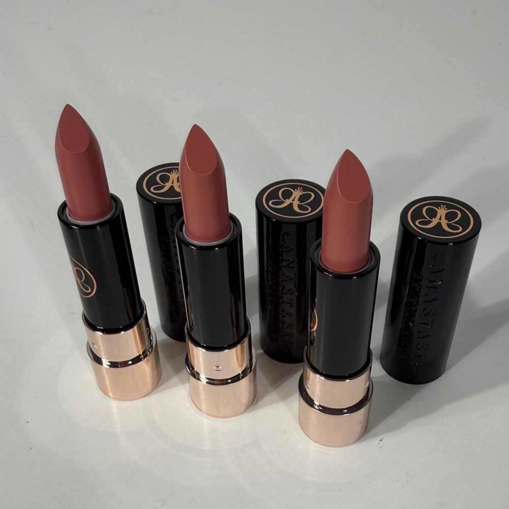 Anastasia Beverly Hills Lipstick Set — Nude, Cool Pink, light mauve - Picture 2 of 7